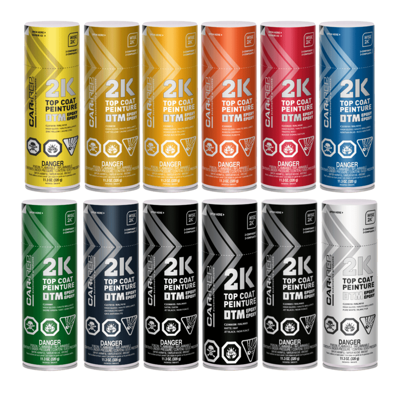 Car-Rep 2K Epoxy DTM Top Coats 400ml